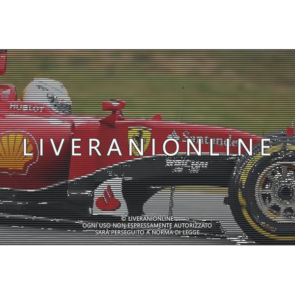 Sebastian Vettel (GER) Ferrari SF15-T. 21.02.2015. Formula One Testing, Day Three, Barcelona, Spain. AG ALDO LIVERANI SAS ONLY ITALY