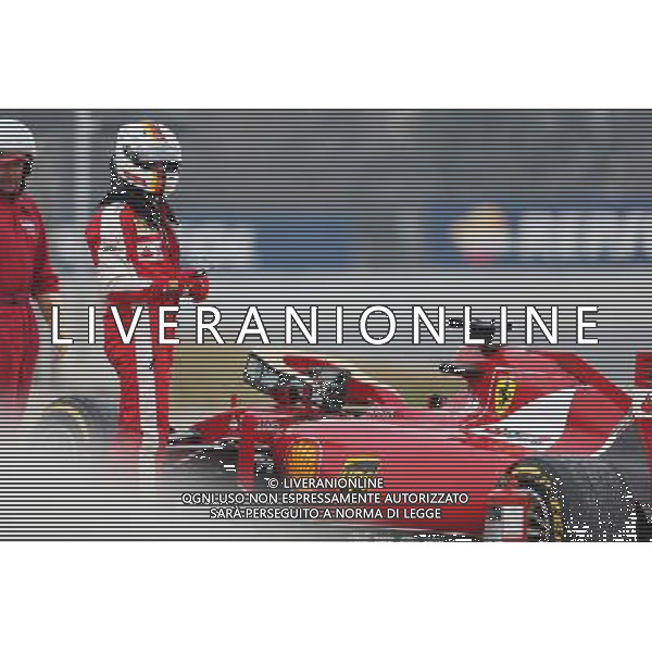 Sebastian Vettel (GER) Ferrari SF15-T spins off the circuit. 21.02.2015. Formula One Testing, Day Three, Barcelona, Spain. AG ALDO LIVERANI SAS ONLY ITALY