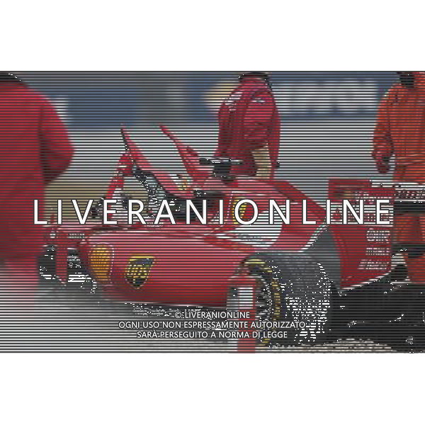 Sebastian Vettel (GER) Ferrari SF15-T spins off the circuit. 21.02.2015. Formula One Testing, Day Three, Barcelona, Spain. AG ALDO LIVERANI SAS ONLY ITALY