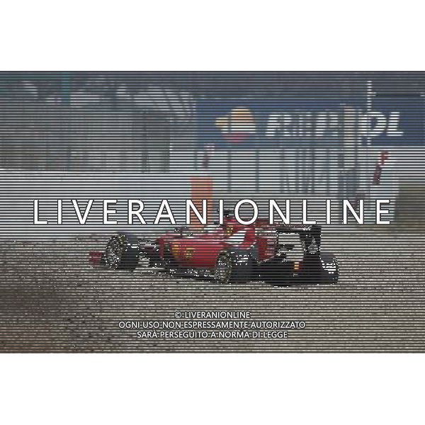 Sebastian Vettel (GER) Ferrari SF15-T spins off the circuit. 21.02.2015. Formula One Testing, Day Three, Barcelona, Spain. AG ALDO LIVERANI SAS ONLY ITALY