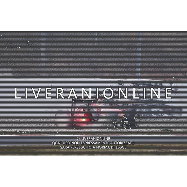 Sebastian Vettel (GER) Ferrari SF15-T spins off the circuit. 21.02.2015. Formula One Testing, Day Three, Barcelona, Spain. AG ALDO LIVERANI SAS ONLY ITALY