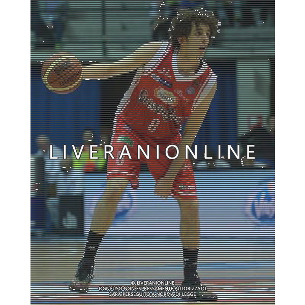 Beko Final Eight 2015 Quarti di Finale Desio (MB) - 20.02.2015 Grissin Bon Reggio Emilia-Dolomiti Aquila Basket Trento Nella Foto:Della Valle Amedeo /Ph.Vitez-Ag. Aldo Liverani