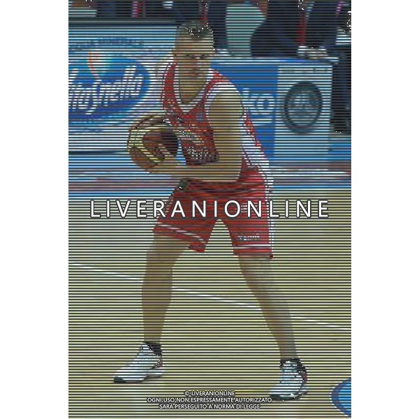 Beko Final Eight 2015 Quarti di Finale Desio (MB) - 20.02.2015 Grissin Bon Reggio Emilia-Dolomiti Aquila Basket Trento Nella Foto:kaukenas Rimantas /Ph.Vitez-Ag. Aldo Liverani