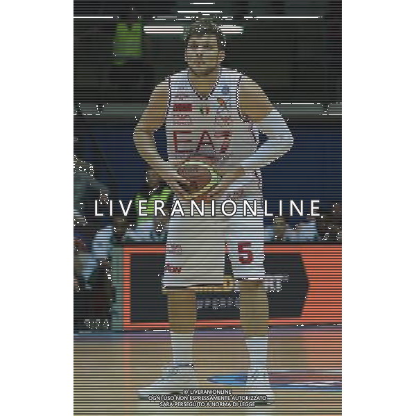 Beko Final Eight 2015 Quarti di Finale Desio (MB) - 20.02.2015 EA7 Armani Jeans Olimpia Milano-Sidigas Avellino Nella Foto:Gentile Alessandro /Ph.Vitez-Ag. Aldo Liverani