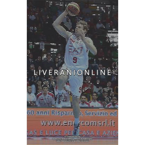 Beko Final Eight 2015 Quarti di Finale Desio (MB) - 20.02.2015 EA7 Armani Jeans Olimpia Milano-Sidigas Avellino Nella Foto:Melli Nicolo\' /Ph.Vitez-Ag. Aldo Liverani