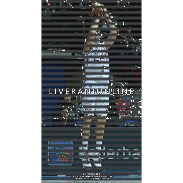 Beko Final Eight 2015 Quarti di Finale Desio (MB) - 20.02.2015 EA7 Armani Jeans Olimpia Milano-Sidigas Avellino Nella Foto:Melli Nicolo\' /Ph.Vitez-Ag. Aldo Liverani