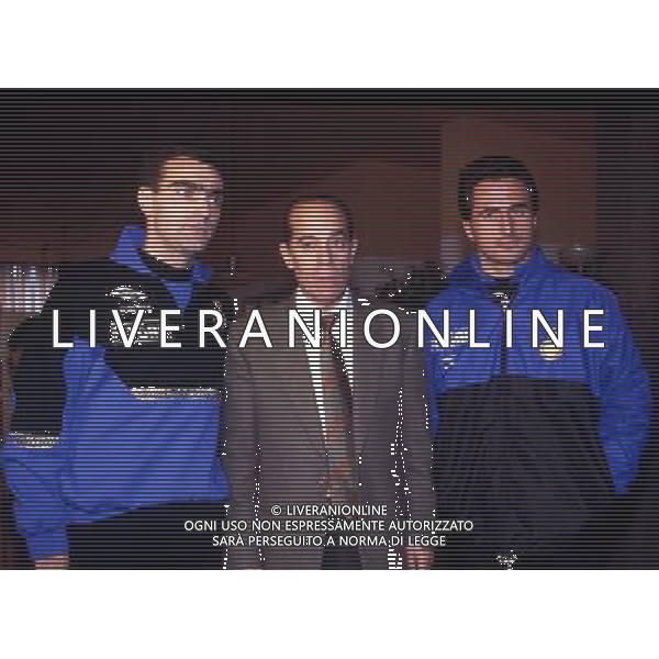RETROSPETTIVA LUIS SUAREZ NELLA FOTO LUIS SUAREZ CON GIUSEPPE BERGOMI E RICCARDO FERRI AG ALDO LIVERANI SAS