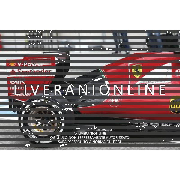 Ferrari SF15-T engine cover detail. 21.02.2015. Formula One Testing, Day Three, Barcelona, Spain. AG ALDO LIVERANI SAS ONLY ITALY