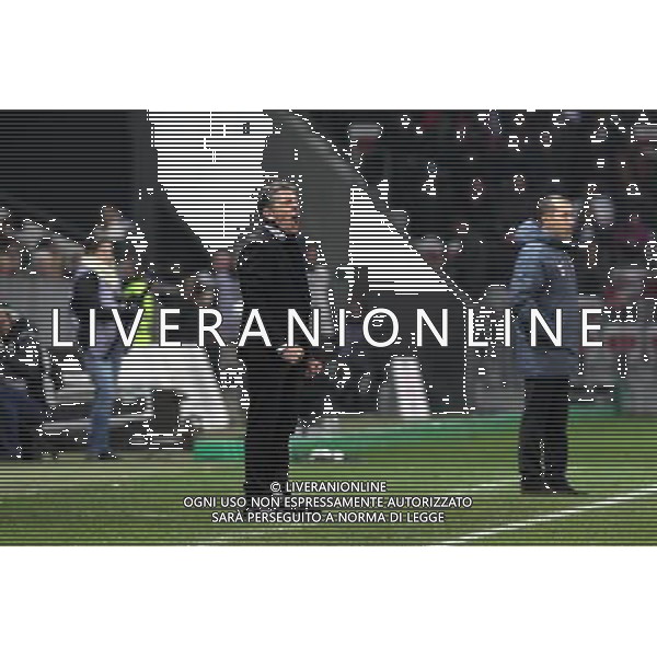 Claude PUEL / Leonardo JARDIM - 20.02.2015 - Nice / Monaco - 26e journee Ligue 1 Photo : Jc Magnenet / Icon Sport AG ALDO LIVERANI SAS ONLY ITALY