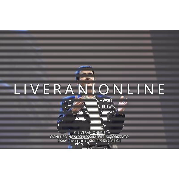 L\'europarlamentare di Forza Italia Raffaele Fitto durante la convention dei \'ricostruttori\' a Roma 21 febbraio 2015 ©Corradetti/Agenzia ALDO LIVERANI Sas