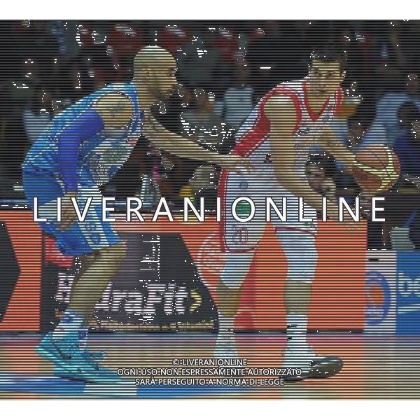 Beko Final Eight 2015 Semifinali Desio (MB) - 21.02.2015 Banco di Sardegna Sassari-Grissin Bon Reggio Emilia Nella Foto:cinciarini andrea logan david /Ph.Vitez-Ag. Aldo Liverani