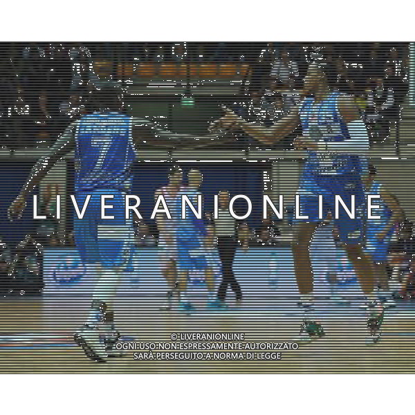 Beko Final Eight 2015 Semifinali Desio (MB) - 21.02.2015 Banco di Sardegna Sassari-Grissin Bon Reggio Emilia Nella Foto:sanders rakim kadji kenneth /Ph.Vitez-Ag. Aldo Liverani