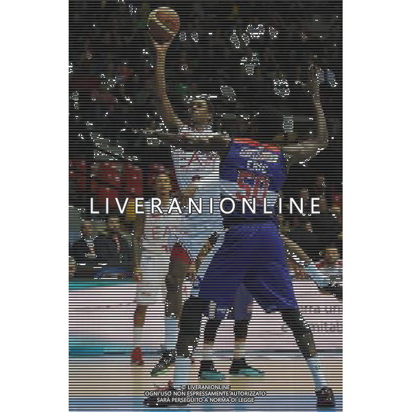 Beko Final Eight 2015 Semifinali Desio (MB) - 21.02.2015 EA7 Armani Jeans Olimpia Milano-Enel Brindisi Nella Foto:brooks marshon /Ph.Vitez-Ag. Aldo Liverani