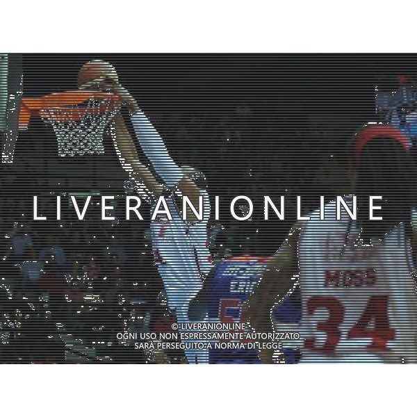 Beko Final Eight 2015 Semifinali Desio (MB) - 21.02.2015 EA7 Armani Jeans Olimpia Milano-Enel Brindisi Nella Foto:samuels samardo /Ph.Vitez-Ag. Aldo Liverani