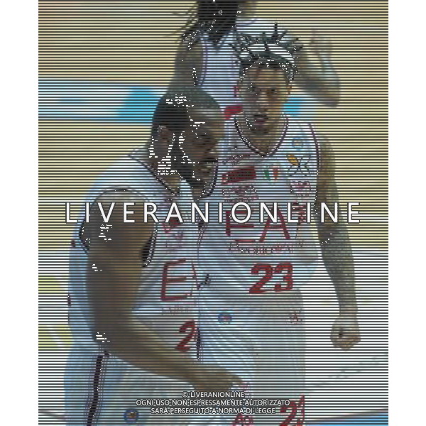 Beko Final Eight 2015 Semifinali Desio (MB) - 21.02.2015 EA7 Armani Jeans Olimpia Milano-Enel Brindisi Nella Foto:hackett daniel samardo samuels /Ph.Vitez-Ag. Aldo Liverani