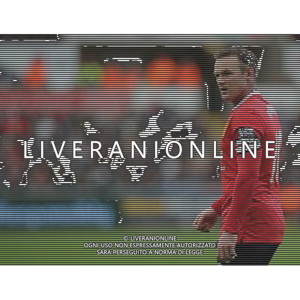 Manchester United\'s Wayne Rooney in action during todays match Photographer Ashley Crowden/CameraSport Football - Barclays Premiership - Swansea City v Manchester United - Saturday 21st February 2015 - Liberty Stadium - Swansea © CameraSport - 43 Linden Ave. Countesthorpe. Leicester. England. LE8 5PG - Tel: +44 (0) 116 277 4147 - admin@camerasport.com - www.camerasport.com AG ALDO LIVERANI SAS ONLY ITALY