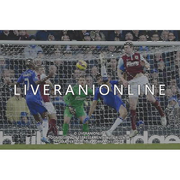 Chelsea\'s Diego Costa attempts an overhead kick Photographer Craig Mercer/CameraSport Football - Barclays Premiership - Chelsea v Burnley - Saturday 21st February 2015 - Stamford Bridge - London © CameraSport - 43 Linden Ave. Countesthorpe. Leicester. England. LE8 5PG - Tel: +44 (0) 116 277 4147 - admin@camerasport.com - www.camerasport.com AG ALDO LIVERANI SAS ONLY ITALY