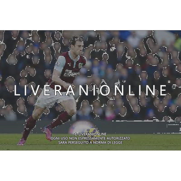 Burnley\'s Ashley Barnes in action during todays match Photographer Craig Mercer/CameraSport Football - Barclays Premiership - Chelsea v Burnley - Saturday 21st February 2015 - Stamford Bridge - London © CameraSport - 43 Linden Ave. Countesthorpe. Leicester. England. LE8 5PG - Tel: +44 (0) 116 277 4147 - admin@camerasport.com - www.camerasport.com AG ALDO LIVERANI SAS ONLY ITALY