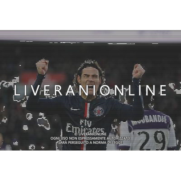 Edinson CAVANI - 21.02.2015 - PSG / Toulouse - 26eme journee de Ligue1 Photo : Johnny Fidelin / Icon Sport AG ALDO LIVERANI SAS ONLY ITALY *** Local Caption ***