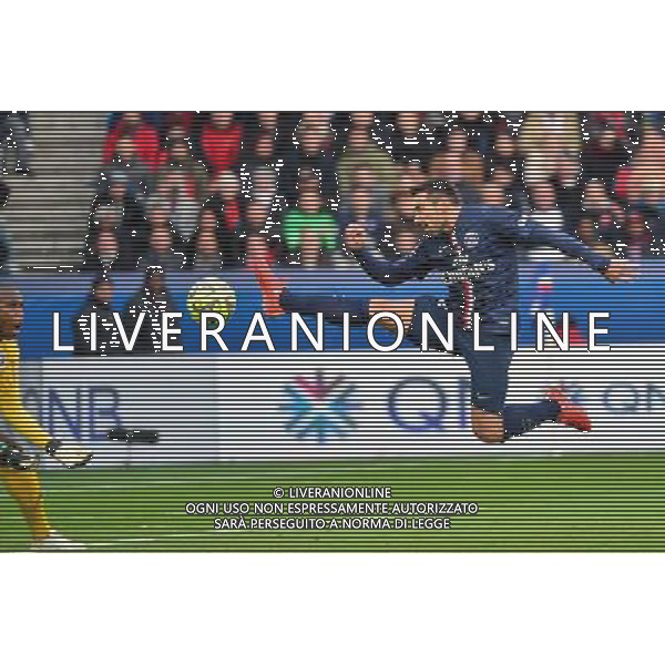 Ezequiel LAVEZZI - 21.02.2015 - PSG / Toulouse - 26eme journee de Ligue1 Photo : Winterpress / Icon Sport AG ALDO LIVERANI SAS ONLY ITALY *** Local Caption ***