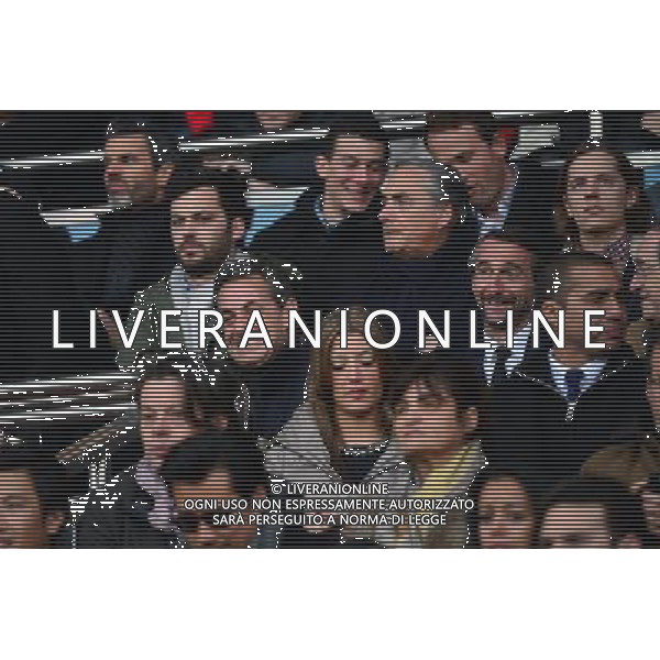 Nicolas SARKOZY / Jean Claude BLANC - 21.02.2015 - PSG / Toulouse - 26eme journee de Ligue1 Photo : Winterpress / Icon Sport AG ALDO LIVERANI SAS ONLY ITALY *** Local Caption ***