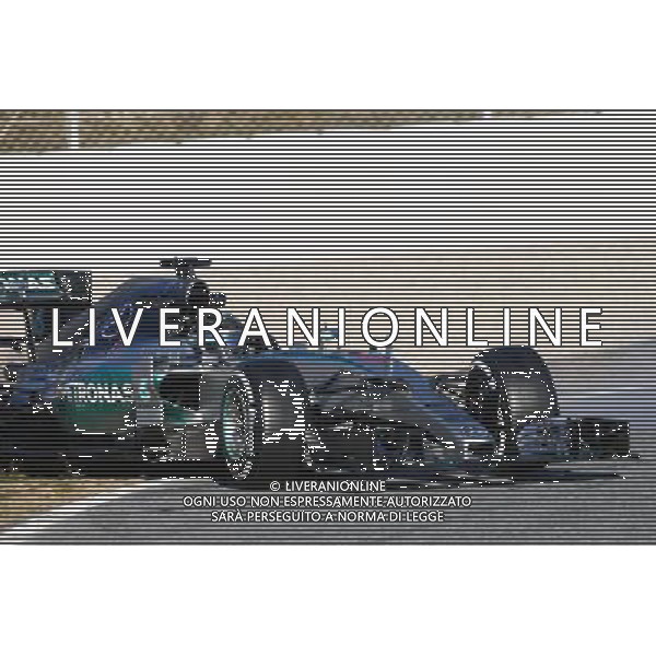 Nico Rosberg (GER) Mercedes AMG F1 W06 spins off the circuit. 22.02.2015. Formula One Testing, Day Four, Barcelona, Spain. AG ALDO LIVERANI SAS ONLY ITALY
