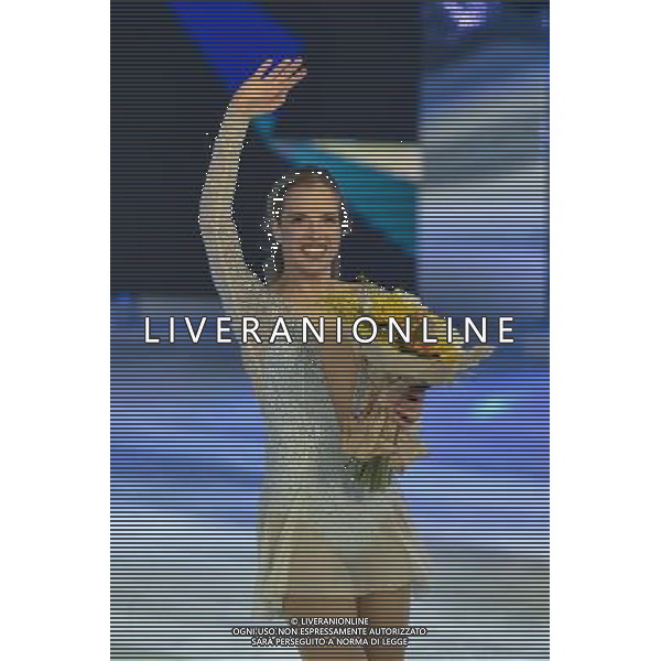 Roma - 21/02/2015 - Studi Rai Nomentano - La prima puntata della trasmissione TV \' Notti sul ghiaccio \' - nella foto: Carolina Kostner / Ph. Fabrizio Corradetti - Ag. Aldo Liverani sas