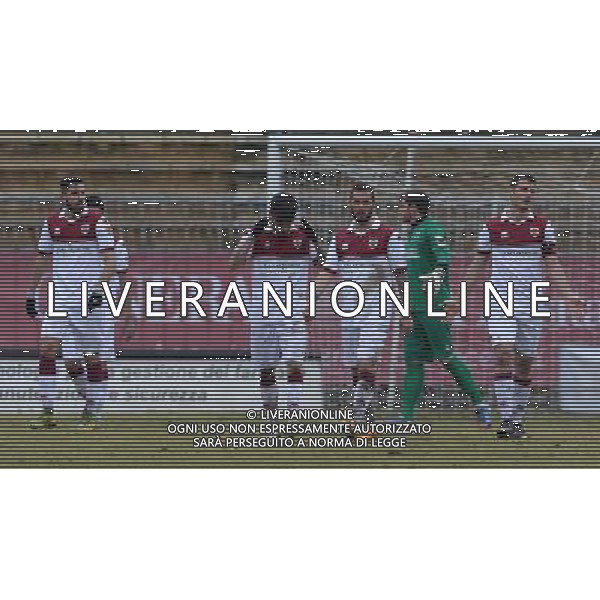 Campionato di Calcio Lega Pro Girone B 2014/2015 26 Giornata Piacenza - 22.02.2015 Pro Piacenza-Reggiana Nella Foto:delusione reggiana /Ph.Vitez-Ag. Aldo Liverani