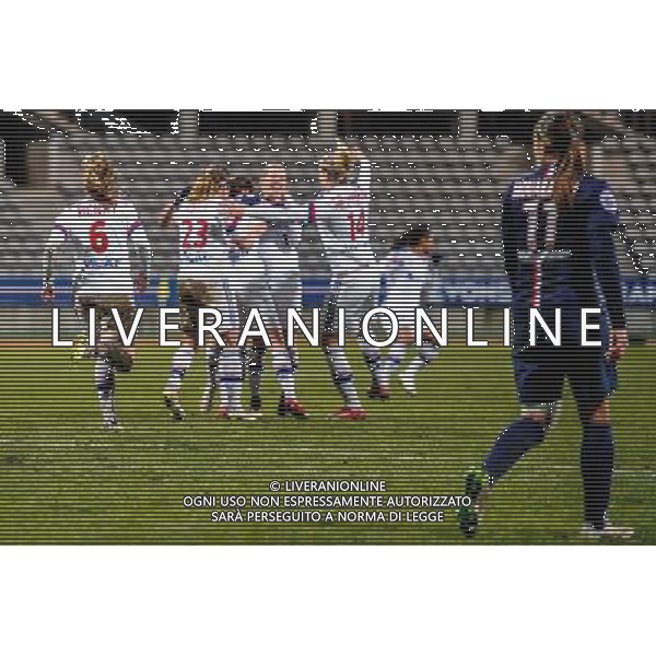 Joie Lyon - 21.02.2015 - PSG / Lyon - 1er Division Feminine Photo : Anthony Dibon / Icon Sport /Agenzia Aldo Liverani sas - ITALY ONLY - EDITORIAL USE ONLY *** Local Caption ***