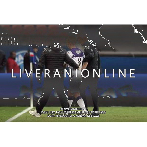 Blessure Etienne DIDOT - 21.02.2015 - Paris Saint Germain / Toulouse - 26eme journee de Ligue 1 Photo : Johnny Fidelin / Icon Sport /Agenzia Aldo Liverani sas - ITALY ONLY - EDITORIAL USE ONLY