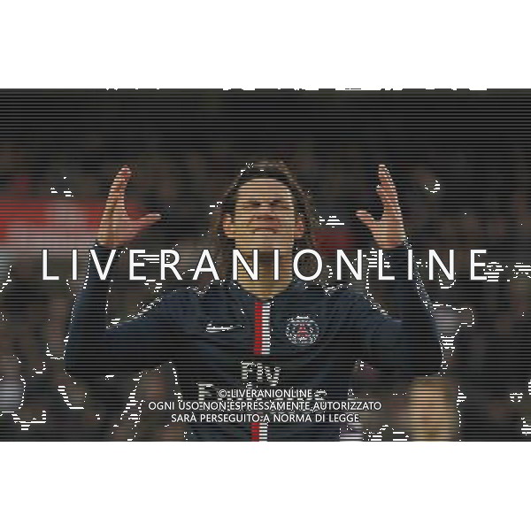 Edinson CAVANI - 21.02.2015 - Paris Saint Germain / Toulouse - 26eme journee de Ligue 1 Photo : Johnny Fidelin / Icon Sport /Agenzia Aldo Liverani sas - ITALY ONLY - EDITORIAL USE ONLY