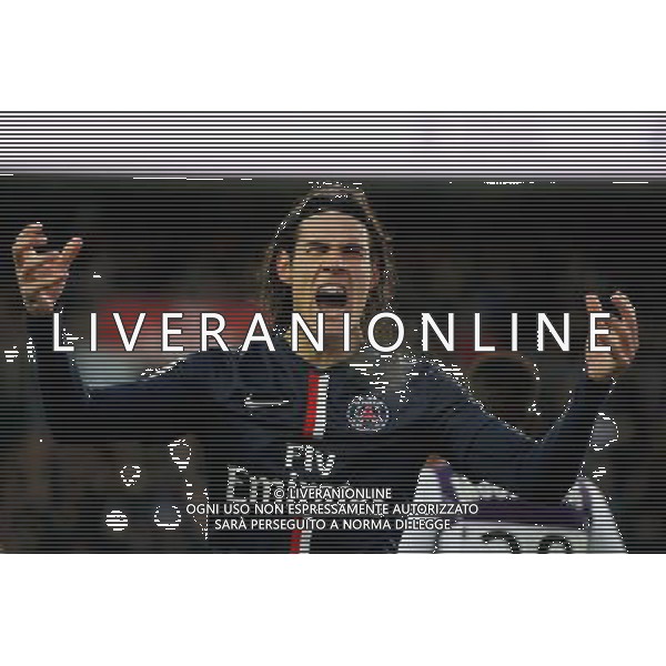 Edinson CAVANI - 21.02.2015 - Paris Saint Germain / Toulouse - 26eme journee de Ligue 1 Photo : Johnny Fidelin / Icon Sport /Agenzia Aldo Liverani sas - ITALY ONLY - EDITORIAL USE ONLY