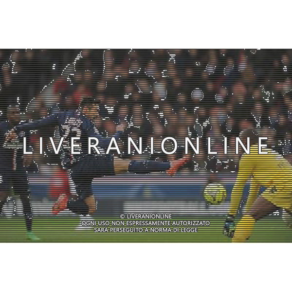 Ezequiel LAVEZZI - 21.02.2015 - Paris Saint Germain / Toulouse - 26eme journee de Ligue 1 Photo : Johnny Fidelin / Icon Sport /Agenzia Aldo Liverani sas - ITALY ONLY - EDITORIAL USE ONLY