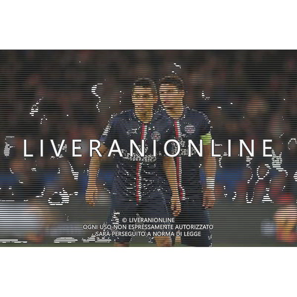 MARQUINHOS / Thiago SILVA - 21.02.2015 - Paris Saint Germain / Toulouse - 26eme journee de Ligue 1 Photo : Johnny Fidelin / Icon Sport /Agenzia Aldo Liverani sas - ITALY ONLY - EDITORIAL USE ONLY