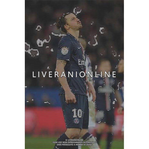 Zlatan IBRAHIMOVIC - 21.02.2015 - Paris Saint Germain / Toulouse - 26eme journee de Ligue 1 Photo : Johnny Fidelin / Icon Sport /Agenzia Aldo Liverani sas - ITALY ONLY - EDITORIAL USE ONLY