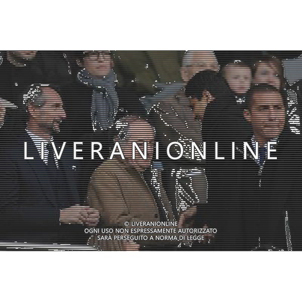 Nasser AL KHELAIFI / Noel Le GRAET - 21.02.2015 - Paris Saint Germain / Toulouse - 26eme journee de Ligue 1 Photo : Johnny Fidelin / Icon Sport /Agenzia Aldo Liverani sas - ITALY ONLY - EDITORIAL USE ONLY