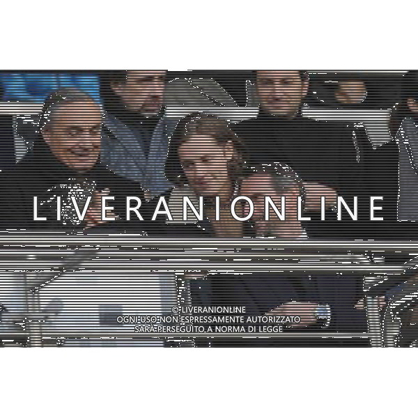 Nicolas SARKOZY / Pierre SARKOZY - 21.02.2015 - Paris Saint Germain / Toulouse - 26eme journee de Ligue 1 Photo : Johnny Fidelin / Icon Sport /Agenzia Aldo Liverani sas - ITALY ONLY - EDITORIAL USE ONLY