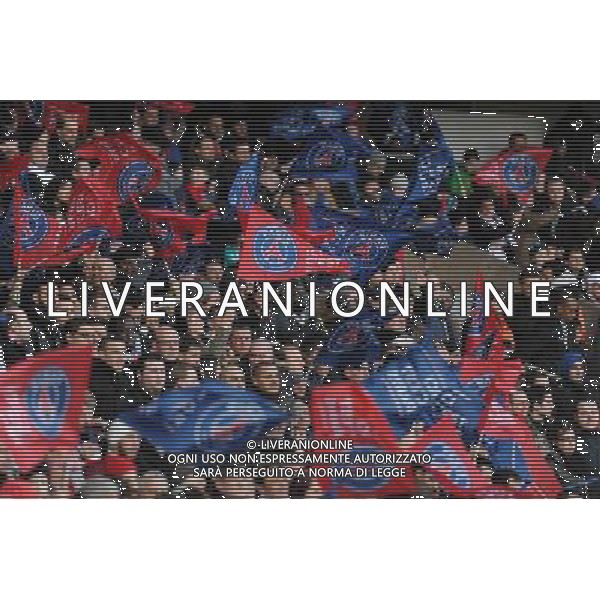 Supporters Paris Saint Germain - 21.02.2015 - Paris Saint Germain / Toulouse - 26eme journee de Ligue 1 Photo : Johnny Fidelin / Icon Sport /Agenzia Aldo Liverani sas - ITALY ONLY - EDITORIAL USE ONLY
