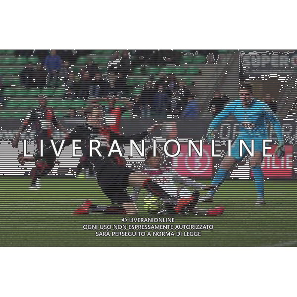 Ola TOIVONEN / MARIANO - 21.02.2015 - Rennes / Bordeaux - 26eme journee de Ligue1 Photo : Vincent Michel / Icon Sport /Agenzia Aldo Liverani sas - ITALY ONLY - EDITORIAL USE ONLY *** Local Caption ***