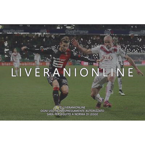 Pedro HENRIQUE / Nicolas PALLOIS - 21.02.2015 - Rennes / Bordeaux - 26eme journee de Ligue1 Photo : Vincent Michel / Icon Sport /Agenzia Aldo Liverani sas - ITALY ONLY - EDITORIAL USE ONLY *** Local Caption ***