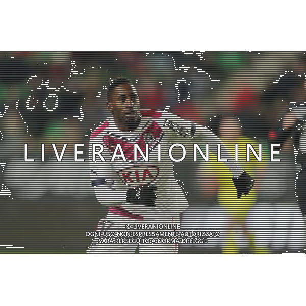 Andre BIYOGO POKO - 21.02.2015 - Rennes / Bordeaux - 26eme journee de Ligue1 Photo : Vincent Michel / Icon Sport /Agenzia Aldo Liverani sas - ITALY ONLY - EDITORIAL USE ONLY *** Local Caption ***