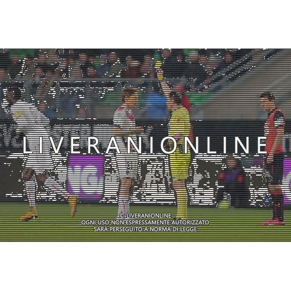 AVERTISSEMENT Clement CHANTOME - 21.02.2015 - Rennes / Bordeaux - 26eme journee de Ligue1 Photo : Vincent Michel / Icon Sport /Agenzia Aldo Liverani sas - ITALY ONLY - EDITORIAL USE ONLY *** Local Caption ***