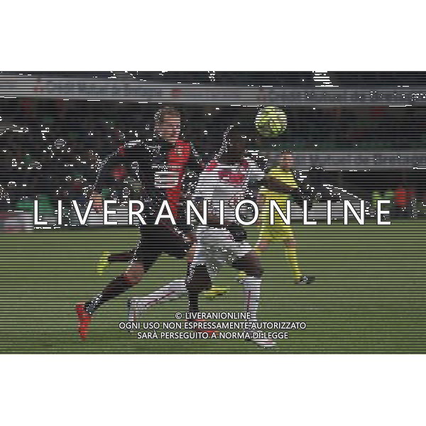 Henri SAIVET / Ola TOIVONEN - 21.02.2015 - Rennes / Bordeaux - 26eme journee de Ligue1 Photo : Vincent Michel / Icon Sport /Agenzia Aldo Liverani sas - ITALY ONLY - EDITORIAL USE ONLY *** Local Caption ***