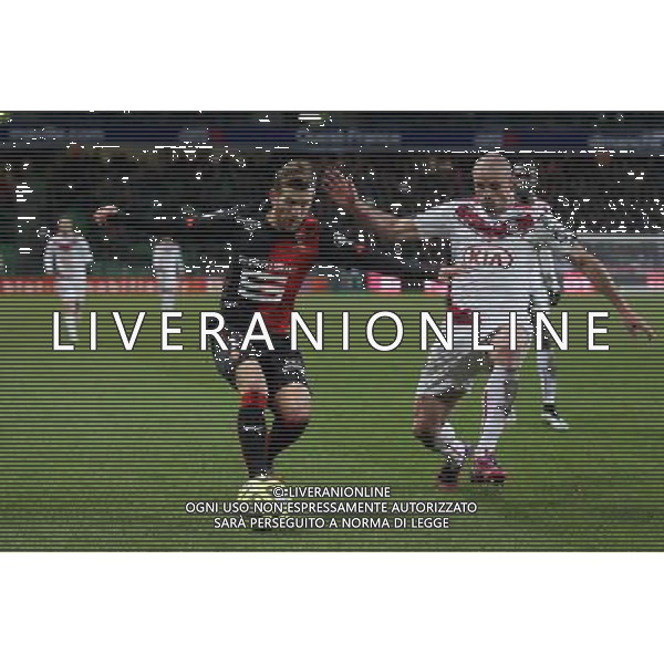 Pedro HENRIQUE / Nicolas PALLOIS - 21.02.2015 - Rennes / Bordeaux - 26eme journee de Ligue1 Photo : Vincent Michel / Icon Sport /Agenzia Aldo Liverani sas - ITALY ONLY - EDITORIAL USE ONLY *** Local Caption ***