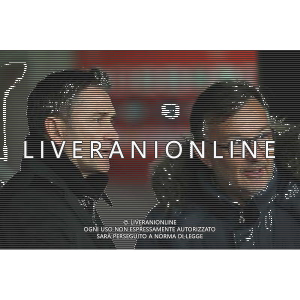 Philippe MONTANIER et Jacques DELANOE - 21.02.2015 - Rennes / Bordeaux - 26eme journee de Ligue1 Photo : Vincent Michel / Icon Sport /Agenzia Aldo Liverani sas - ITALY ONLY - EDITORIAL USE ONLY *** Local Caption ***