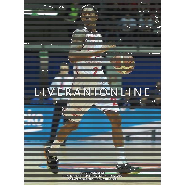 Beko Final Eight 2015 Semifinali Desio (MB) - 21.02.2015 EA7 Armani Jeans Olimpia Milano-Enel Brindisi Nella Foto:Brooks Marshon /Ph.Vitez-Ag. Aldo Liverani