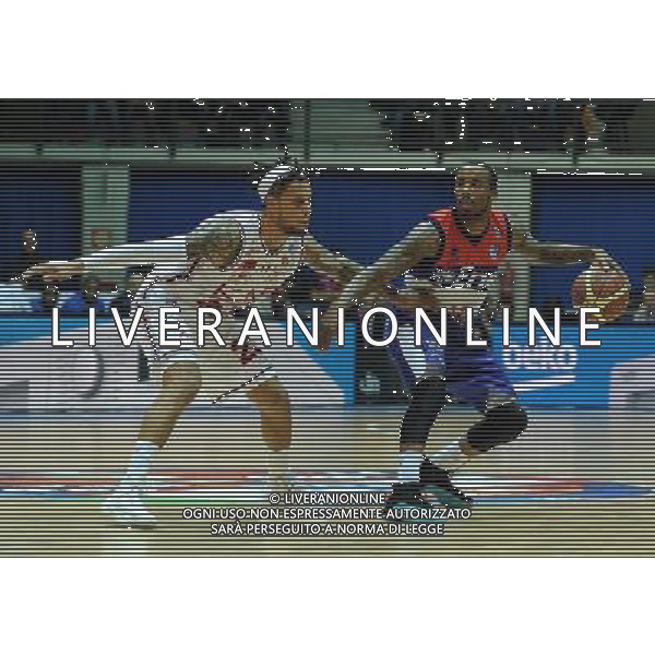 Beko Final Eight 2015 Semifinali Desio (MB) - 21.02.2015 EA7 Armani Jeans Olimpia Milano-Enel Brindisi Nella Foto:Denmon Marcus-Hackett Daniel /Ph.Vitez-Ag. Aldo Liverani