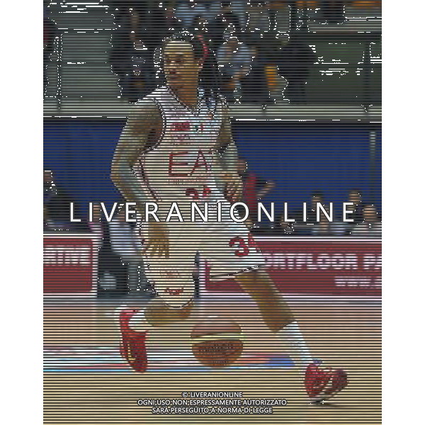 Beko Final Eight 2015 Semifinali Desio (MB) - 21.02.2015 EA7 Armani Jeans Olimpia Milano-Enel Brindisi Nella Foto:Moss David /Ph.Vitez-Ag. Aldo Liverani