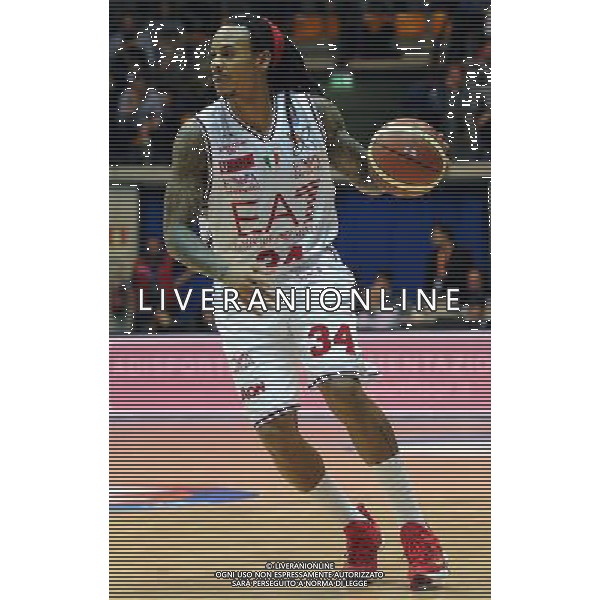 Beko Final Eight 2015 Semifinali Desio (MB) - 21.02.2015 EA7 Armani Jeans Olimpia Milano-Enel Brindisi Nella Foto:Moss David /Ph.Vitez-Ag. Aldo Liverani