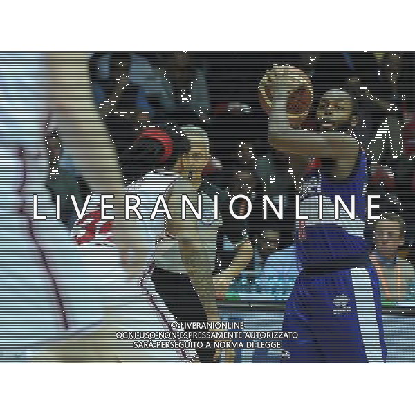 Beko Final Eight 2015 Semifinali Desio (MB) - 21.02.2015 EA7 Armani Jeans Olimpia Milano-Enel Brindisi Nella Foto:Pullen Jacob /Ph.Vitez-Ag. Aldo Liverani